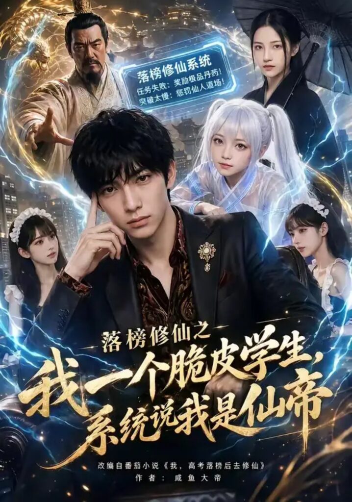 《落榜修仙之我一个脆皮学生,系统说我是仙帝》短剧全集完整版免费观看-看电影短剧网