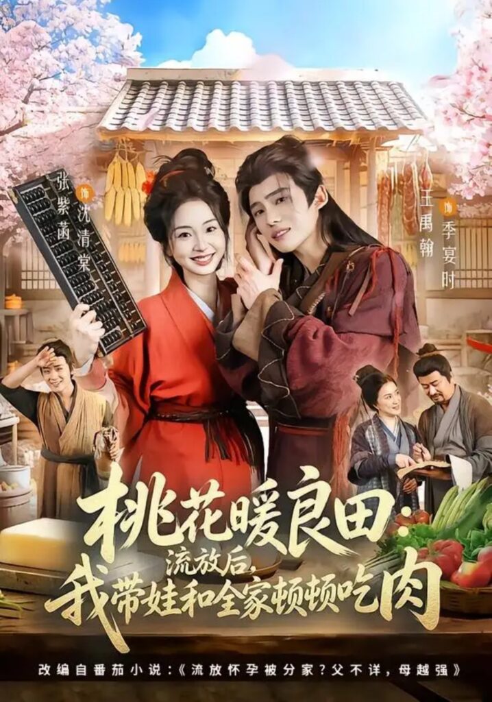 《桃花暖良田:流放后,我带娃和全家顿顿吃肉》短剧全集完整版免费观看-看电影短剧网