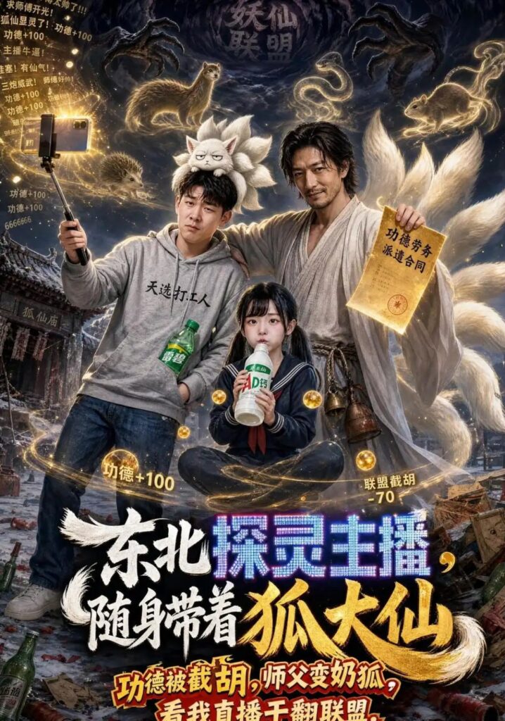 《东北探灵主播,随身带着狐大仙》短剧全集完整版免费观看-看电影短剧网