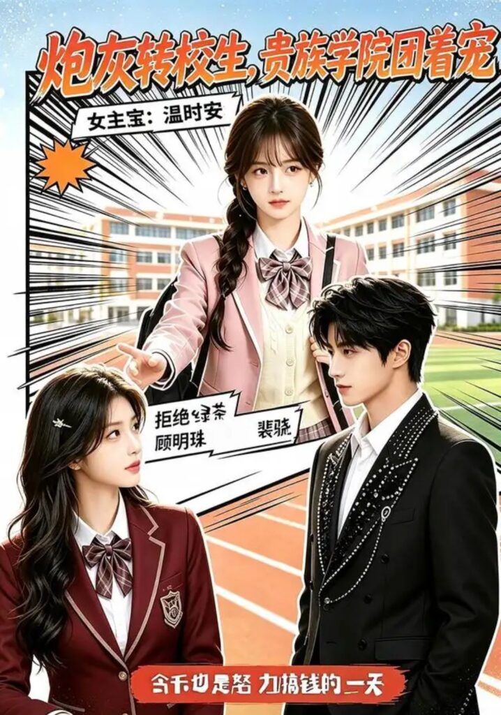 《炮灰转校生，贵族学院团着宠》短剧全集完整版免费观看