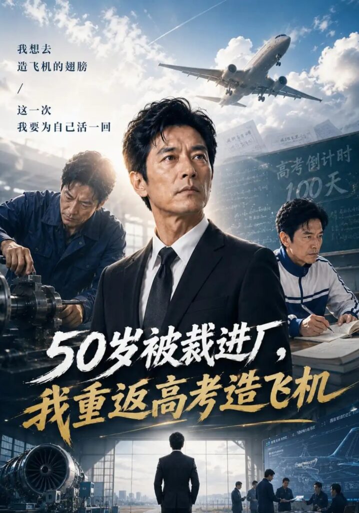 《50岁被裁进厂，我重返高考造飞机》短剧全集完整版免费观看