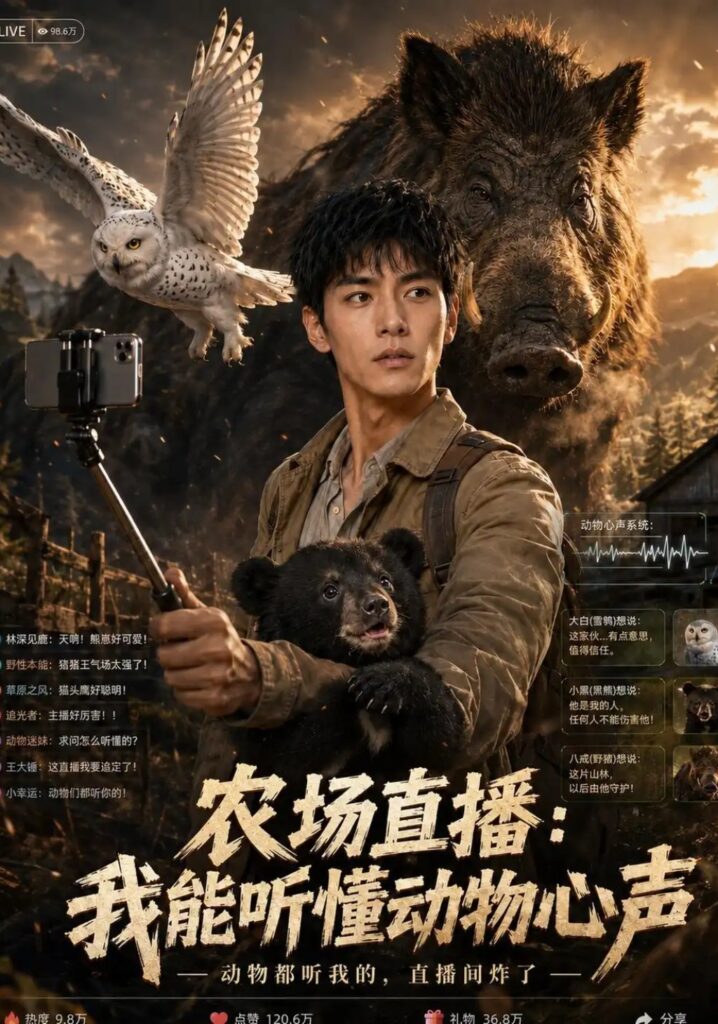《农场直播:我能听懂动物心声》短剧全集完整版免费观看-看电影短剧网
