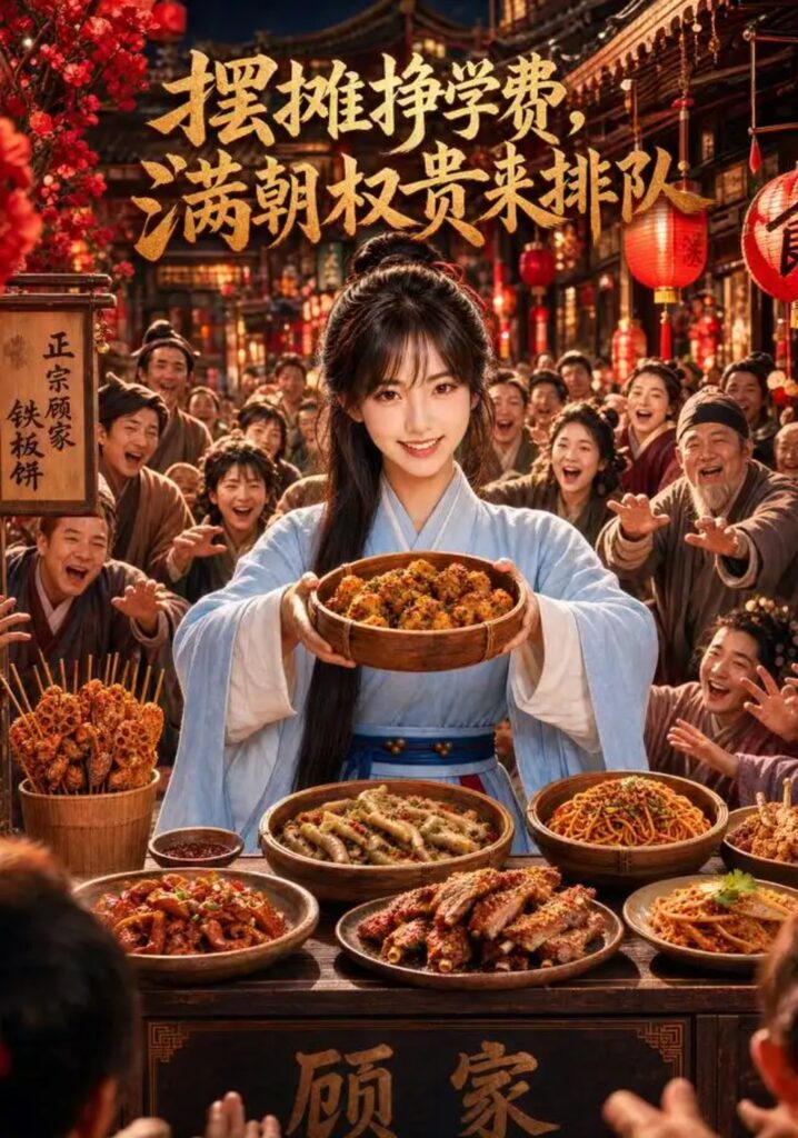 《摆摊挣学费，满朝权贵来排队》短剧全集完整版免费观看