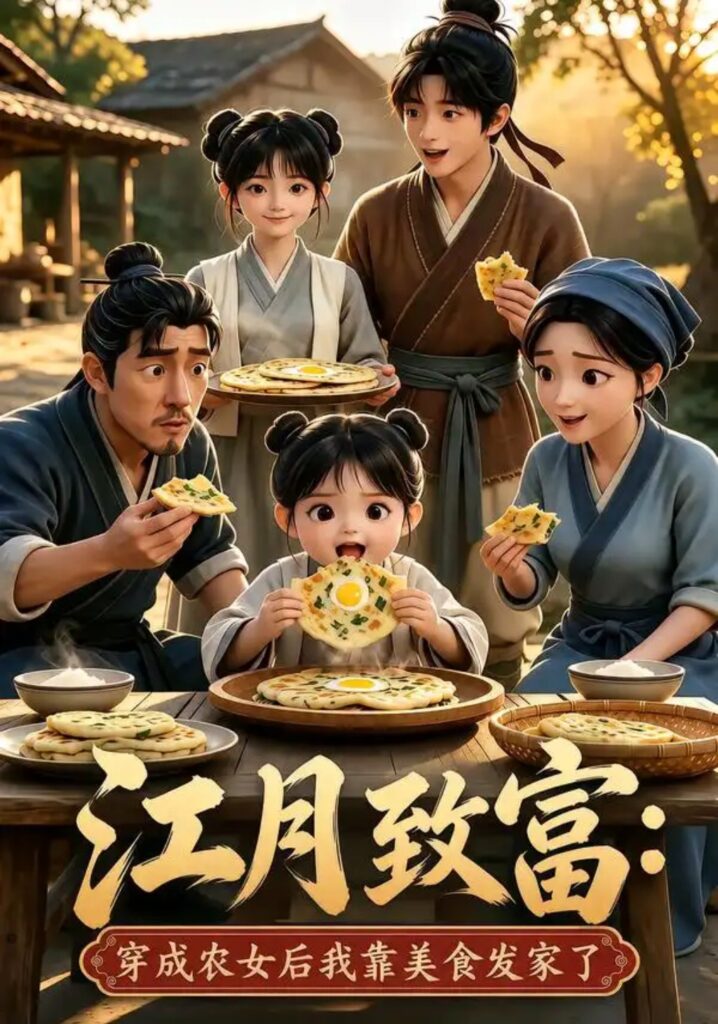 《江月致富:穿成农女后我靠美食发家了》短剧全集完整版免费观看-看电影短剧网