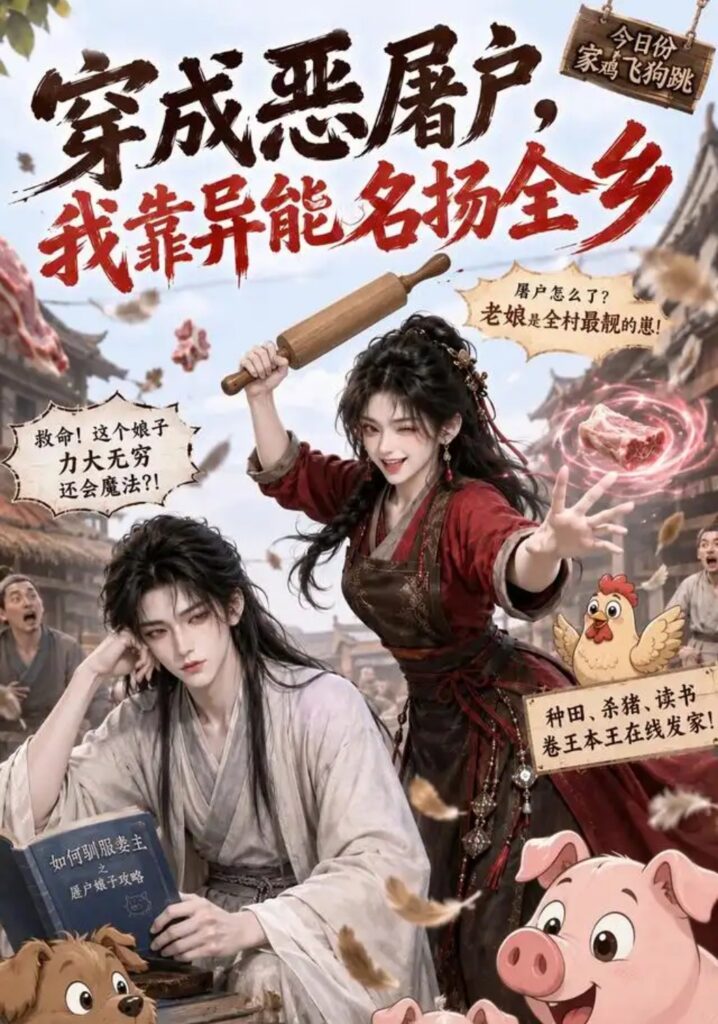 《穿成恶屠户,我靠异能名扬全乡》短剧全集完整版免费观看-看电影短剧网