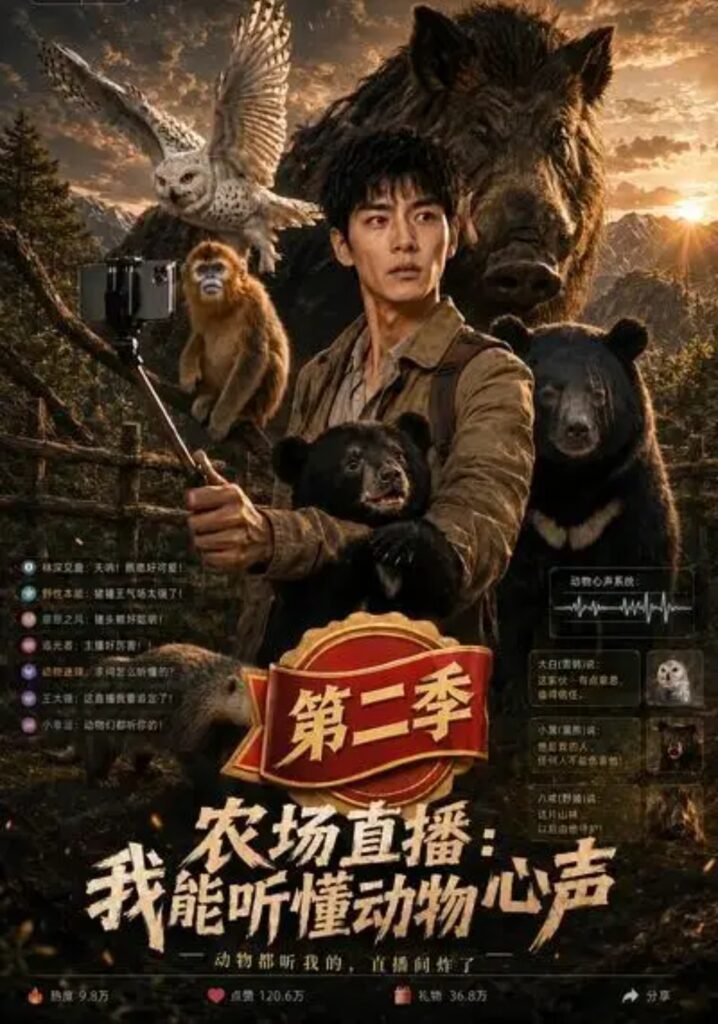 《农场直播:我能听懂动物心声第二季》短剧全集完整版免费观看-看电影短剧网