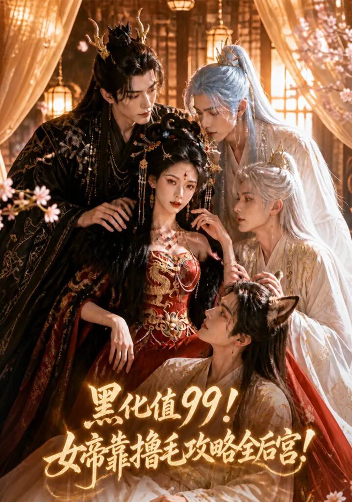 《黑化值99！女帝靠撸毛攻略全后宫！》短剧全集完整版免费观看
