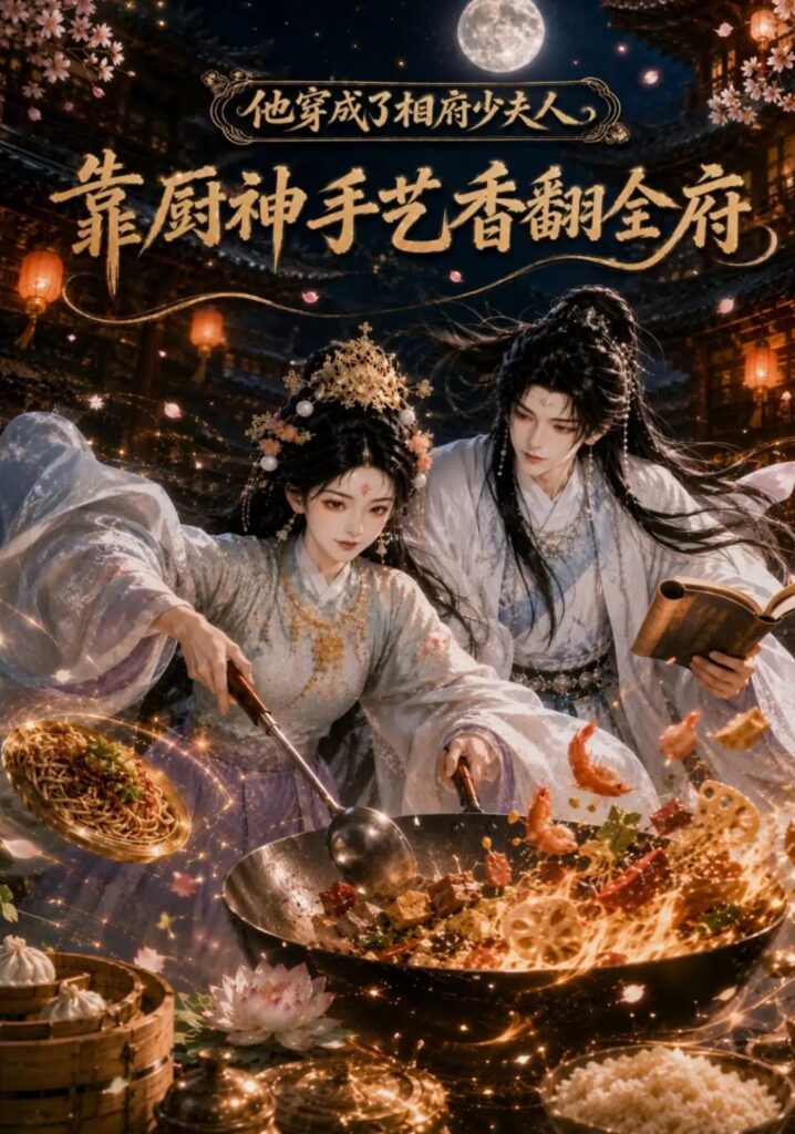 《他穿成了相府少夫人，靠厨神手艺香翻全府》短剧全集完整版免费观看