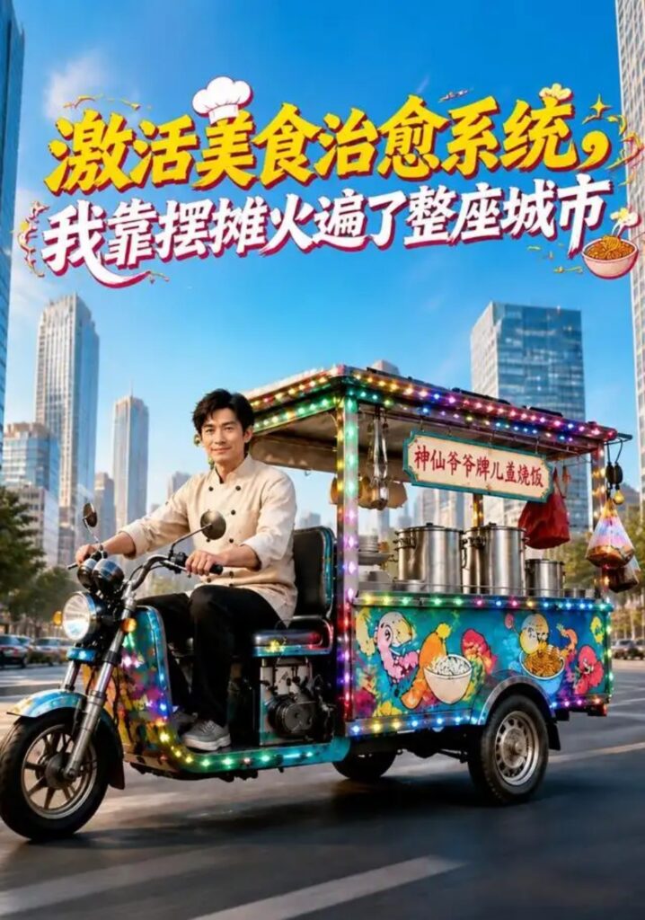 《激活美食治愈系统，我靠摆摊火遍了整座城市》短剧全集完整版免费观看