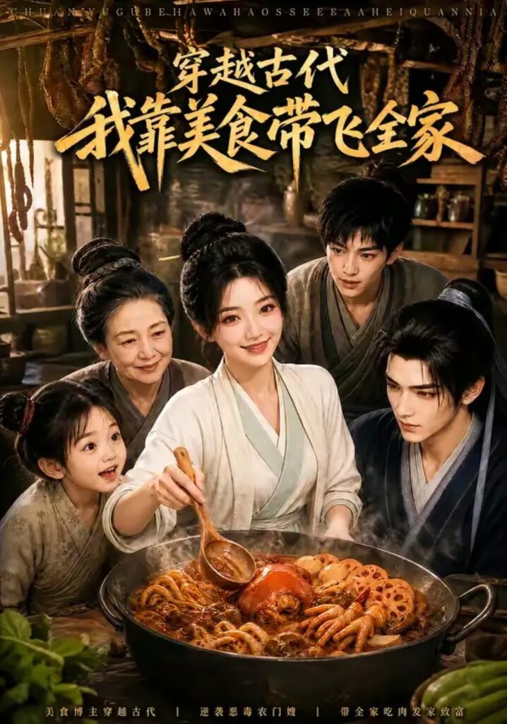 《穿越古代,我靠美食带飞全家》短剧全集完整版免费观看-看电影短剧网